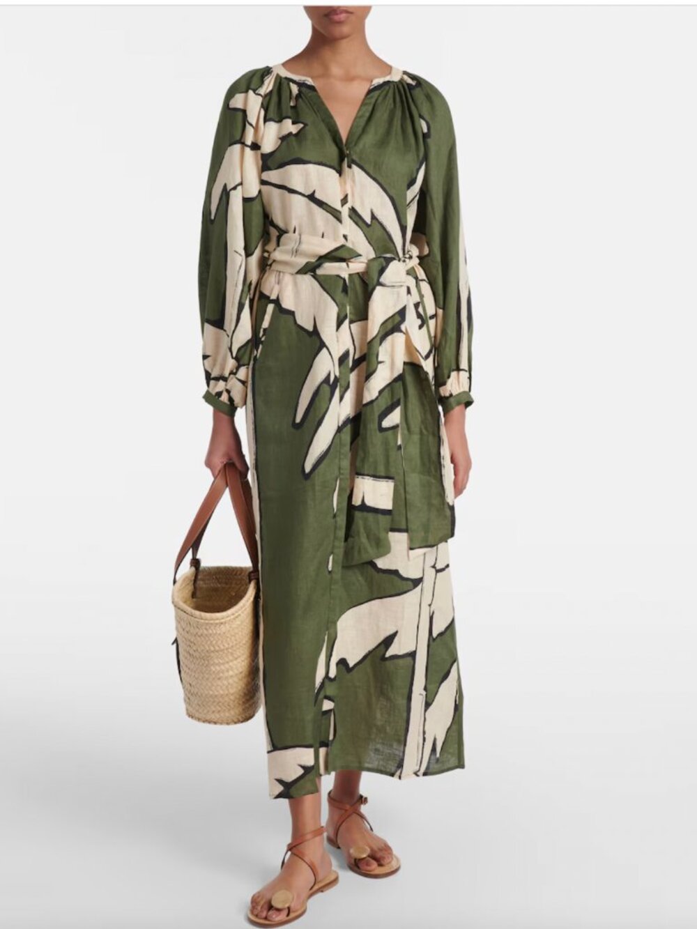 NWT Johanna Ortiz Linen Dress